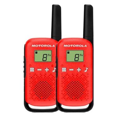 Imagem de Rádio Comunicador Motorola Talkabout T110BR, 26 Canais, 25KM, Vermelho