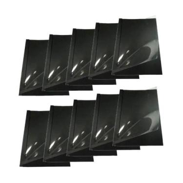 Imagem de Kit 10 Capas Encadernação Térmica Ibacemil Até 30 Folhas A4 Preta