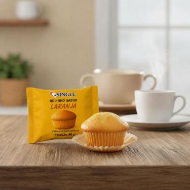 Imagem de Bolinho de Laranja - Single - Caixa com 16 Unidades de 40g - Cupcake -