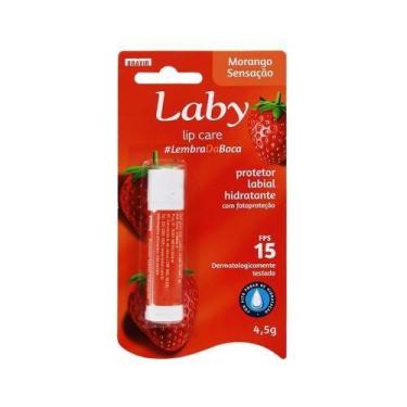 Imagem de Protetor Labial Laby Lip Care Fps 15 Morango Sensação 4,5G Bravir