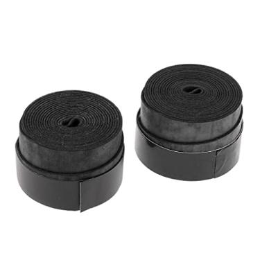 Imagem de Faixa de Moletom Tênis Raquete de Badminton Anti-respirável Punhos de Raquete Adesiva, Preto
