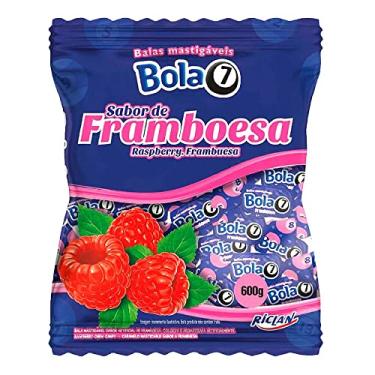 Imagem de Bala Mastigavell Bola 7 Framboesa 600g