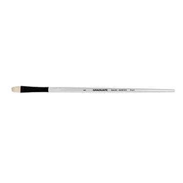 Imagem de Pincel Daler Rowney Graduate Bright Quadrado Curto N°6 Cerda Natural de Pelo de Porco Cabo Longo