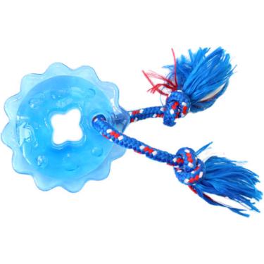 Imagem de Brinquedo Odontopet Estrela Dental com Corda Azul para Cães - Tam. Único