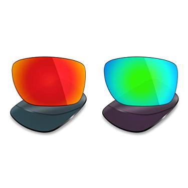 Imagem de Mryok 2 pares de lentes polarizadas de substituição para óculos de sol Oakley Turbine – opções