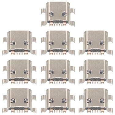 Imagem de Peças de reposição para reparo de 10 peças conector de porta de carregamento para Galaxy S3 Mini i8190 S7562 GT-S7562 Peças