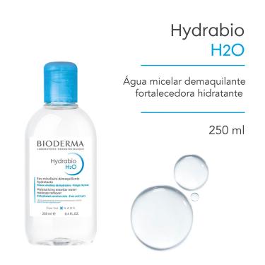 Imagem de Água Micelar Demaquilante Bioderma Hydrabio H2O Hidratante com 250ml 250ml