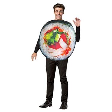 Imagem de Rasta Imposta Get Real Sushi Roll Halloween Costume Asian Japanese Food Womens Mens Dress Up Party Cosplay Costumes, Adult One Size