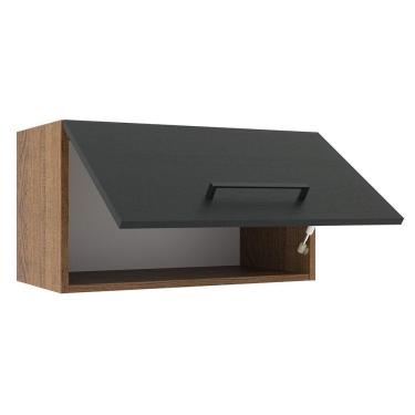 Imagem de Armário Aéreo Madesa Agata 60cm 1 Porta Basculante Rustico