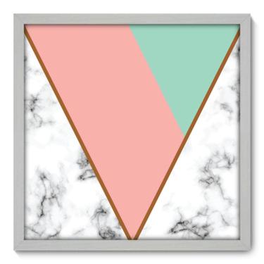 Imagem de Quadro Decorativo - Mármore - 50cm x 50cm - 171qnacb