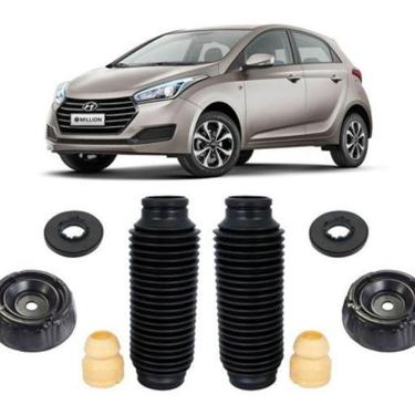 Imagem de Kit Batente Suspensão Dianteira Hyundai Hb20 2016 2017 2018
