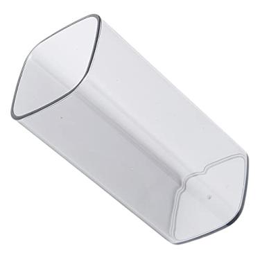 Imagem de Caneca de café, copo de acrílico transparente de cozinha requintado 250ml para festa(cinza)