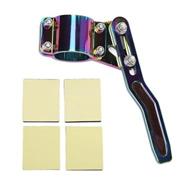 Imagem de Extensor de haste de giro, kit de posição de alavanca de sinal de seta para cima de liga de alumínio extensor de haste de direção universal modificação do carro (colorido)