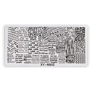 Imagem de Letra De Selo De Unha Impressão De Unhas De Unhas De Estampamento De Unhas Flores De Flores De Design Ferramento De Sembolo Para Manicure Salon Home Diy Halloween Natal