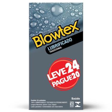 Imagem de Pack Preservativo Blowtex Lubrificado leve 24 pague 20
