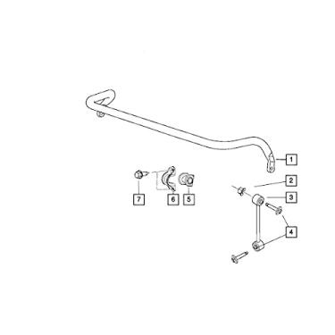 Imagem de Mopar 52090474AB Stabilizer Bar Bushing