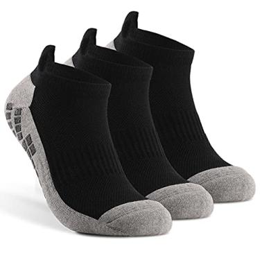 Imagem de Tingpai Meias de futebol der pantes Meias espo vas de tornozelo Meias de corte ba o atléticas ao ar livre Fitness respirável meias de secagem rápida Meias atléticas resistentes ao desgaste Meias