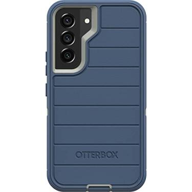 Imagem de OtterBox Capa Defender e clipe de cinto/suporte para Samsung Galaxy S22 (não Plus/Ultra) embalagem de varejo - antimicrobiano - azul forte
