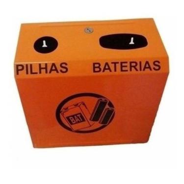 Imagem de Lixeira Coletor Para Descarte De Pilhas E Baterias