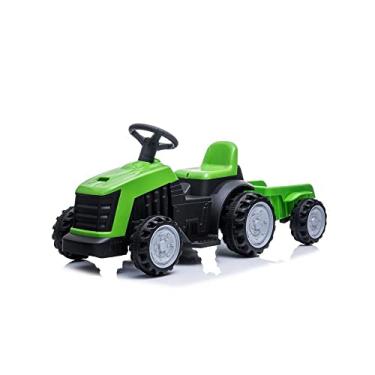 Imagem de Carro Elétrico Trator 6 Volts Verde, Bang Toys