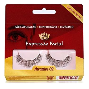 Imagem de Cílios Postiços Expressão Facial Hintz Cosmetics Attractive 02