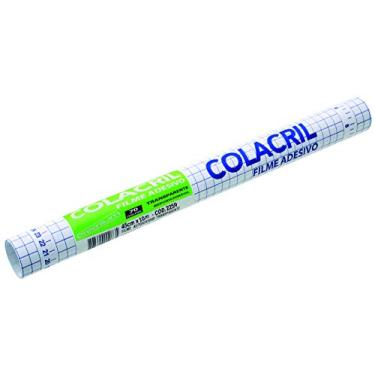 Imagem de Filme Adesivo Premium, 45 cm x 10 m, Colacril, F02259, Transparente