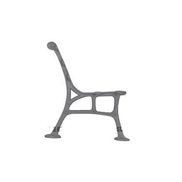 Imagem de Par Pé de Banco Praça Jardim Decoração Praça Ferro Fundido