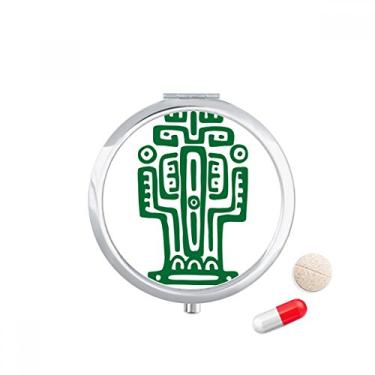 Imagem de Porta-comprimidos de cacto da civilização antiga do México Totems