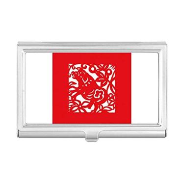 Imagem de Porta-cartões de visita do zodíaco chinês, cortado em papel