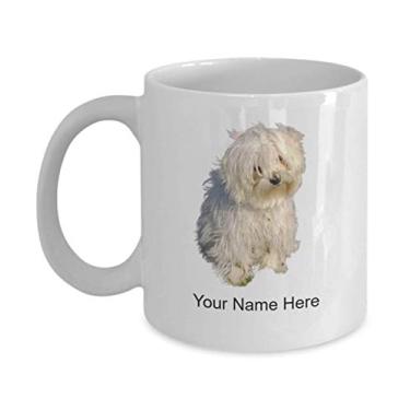 Imagem de Caneca de maltês personalizada - Caneca de café para amantes de cães maltês ideia - Caneca de café personalizada de maltês - Caneca de café personalizada - Caneca de café de 325 ml