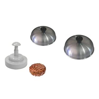 Imagem de Kit 2 Abafador Hambúrguer + 1 Modelador Hambúrguer Plástico