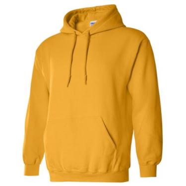 Imagem de Gildan Moletom com capuz esportivo 50/50, M, dourado, Dourado, M