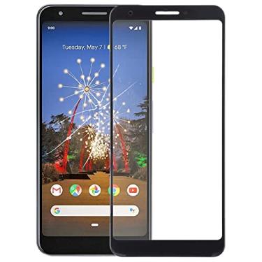 Imagem de Front Screen Outer Glass Lens for Google Pixel 3a(Black)