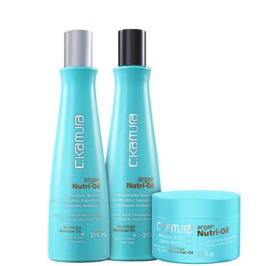 Imagem de C. Kamura Argan Nutri-oil Trio Kit (3 Produtos) Blz