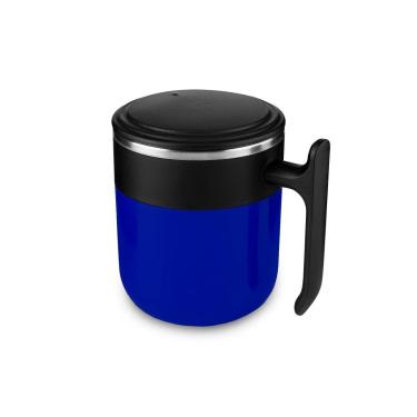 Imagem de Caneca 300ml de Plástico E Aço Inox Interno C/ Tampa-Unissex