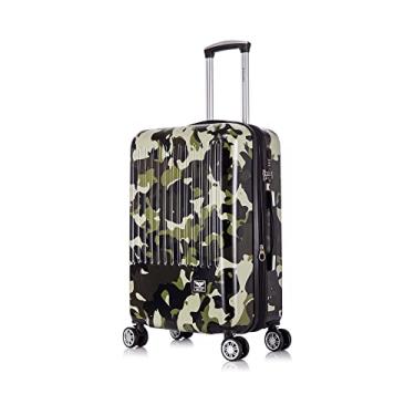 Imagem de Mala Viagem Militar Santino H220 Rígida Abs Rodinhas 360 Tsa Grande