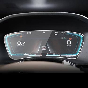 Imagem de LAVIYE Carro Anti riscos e prevenção de poeira Detalhes interiores Adesivos Filme TPU, para BYD Don DM-i EV 2018-2023 Painel de painel Tela Filme protetor