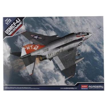 Imagem de Aviao F-4 J Phantom II USMC F-4J VMFA-232 Red Devils Kit Academy 1/72 Plastimodelismo