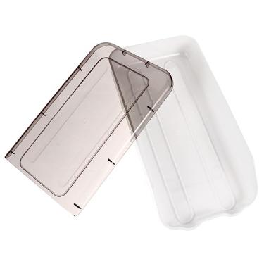 Imagem de Uonlytech Recipientes De Caixa De Ovos Com Tampa 2 Peças Suporte De Ovos Para Geladeira Cesta De Suporte De Ovos Refrigerador Recipiente Transparente Com Tampa Suporte De Ovos Para