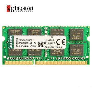 Imagem de Kingston-memória ram SO-DIMM 3l para notebook  8 gb  1600mhz  ddr3  8 gb  baixa tensão  kvr16ls11  8