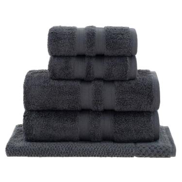 Imagem de Jogo de Toalhas Buddemeyer Algodão Egípcio Preto