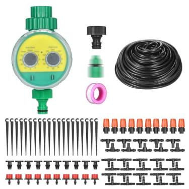 Imagem de Daconovo BXJ-008 Controlador de irrigação cronometrado ao ar livre Controlador de sprinkler automático Válvula programável Mangueira Temporizador de água Torneira Temporizador de rega com mangueira de
