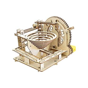 Imagem de Dynwave Mármore run modelo kits de construção 3d quebra-cabeça de madeira hobbies brinquedo criativo artesanato brinquedo presentes de aniversário para