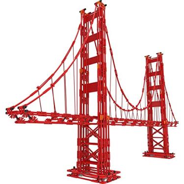 Imagem de K'NEX Arquitetura: Golden Gate Bridge - Build IT Big - Conjunto de montar colecionável para adultos e crianças a partir de 9 anos - Novo - 1.536 peças - Mais de 9 metros de comprimento - (Exclusivo da Amazon)