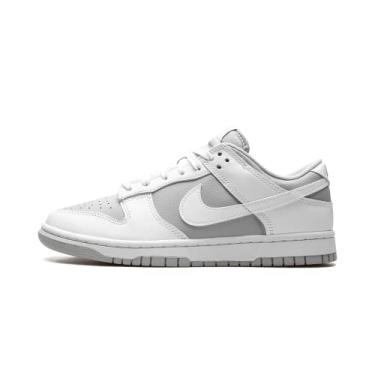 Imagem de Nike Dunk Low DJ6188 003 Tênis masculino, branco/cinza, tamanho 40, Branco/Cinza neutro, 39