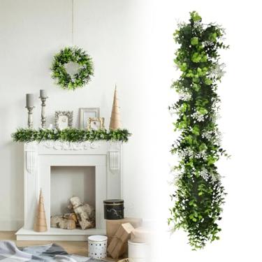 Imagem de Patio Vinhas artificiais 50 cm plantas falsas penduradas - 2 peças de folhas de videira de hera falsa guirlanda de flores samambaia falsa para decoração de parede de quarto interno, decoração de