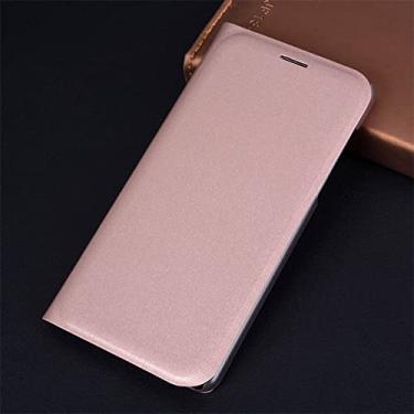 Imagem de Capa de couro flip case para Samsung Galaxy J5 2016 J5 2015 J3 J7 Pro 2017 J2 J4 J6 Plus J8 2018 capa para celular, ouro rosa, para J5 2017