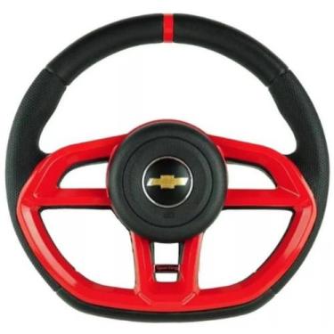 Imagem de Volante Esportivo GM p/ Omega - GTI Vision Vermelho - Chevrolet