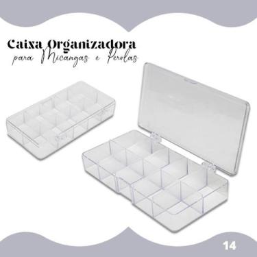 Imagem de Caixa Organizadora  Para Miçangas E Pérolas - 14 Nybc
