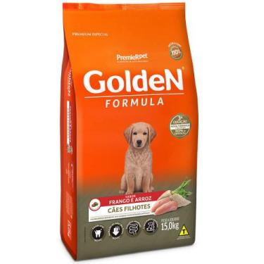 Imagem de Ração Golden Fórmula Para Cães Filhotes Sabor Frango e Arroz 15 kg - P